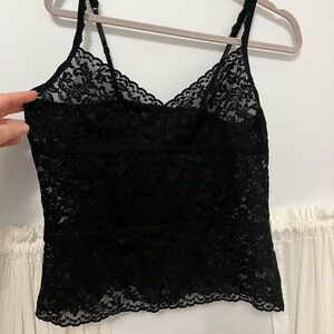 Hanky Panky Black Lace Cami Top